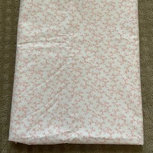 Ralph Lauren Twin Flat Sheet Red / Orange Ditzy Floral RARE